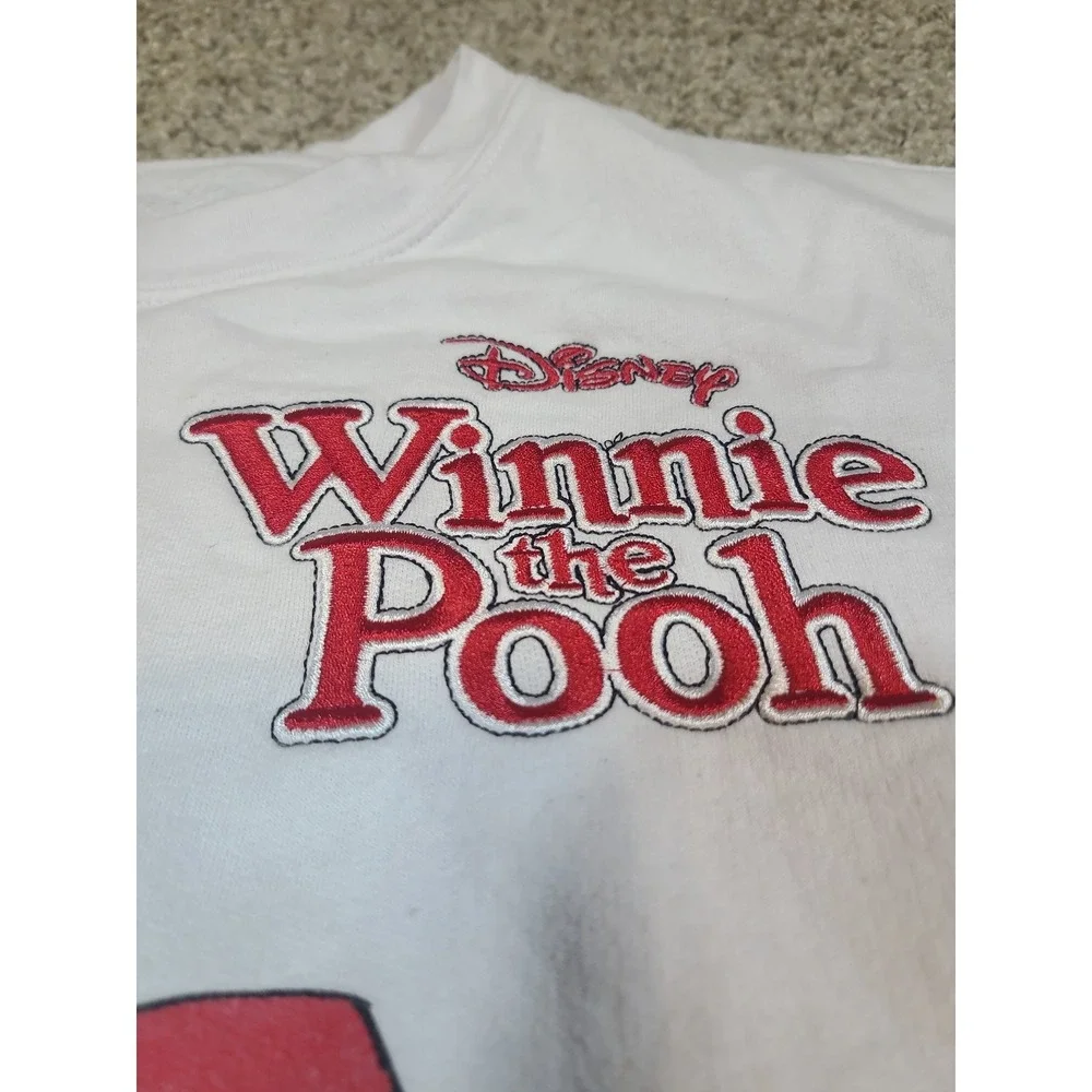 Disney Winnie The Pooh Holiday Sweatshirt XS oversized
